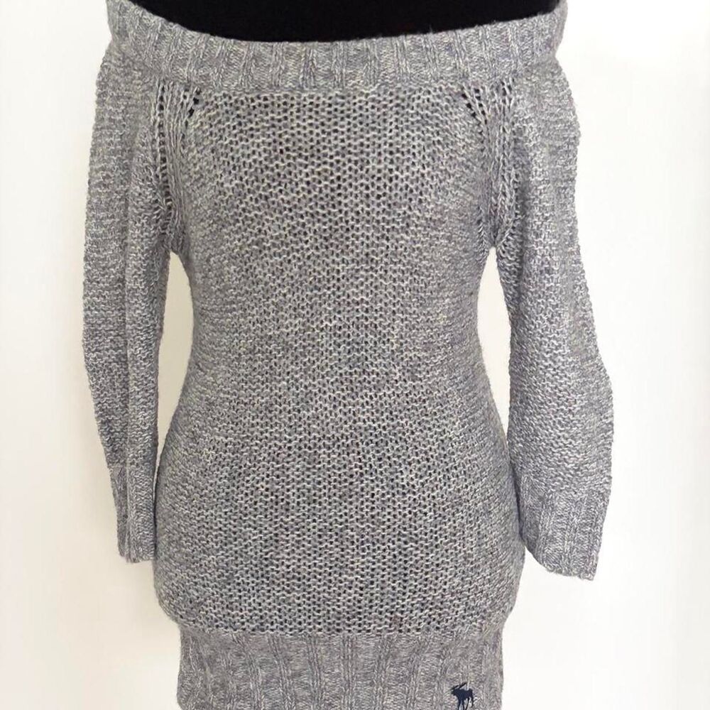 vintage Gray Abercrombie & Fitch sweater dress in a M